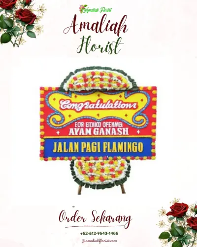 Bunga Papan Congratulation di Kalitengah
